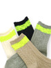Picture No.9 of KAPITAL 56-Ply Cable Knit Neon Socks EK-912EK-912XS