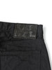 Picture No.9 of KAPITAL 14Oz Black x Black Denim Club Baggy 5-Pocket Pants K2603LP059