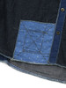 Picture No.9 of KAPITAL Cotton x Linen IDG Patchwork Band Collar Kathmandu Shirt EK-1478LSAEK-1478LSB