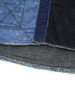 Picture No.10 of KAPITAL Cotton x Linen IDG Patchwork Band Collar Kathmandu Shirt EK-1478LSAEK-1478LSB