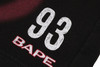 Picture No.3 of BAPE HEAVY WASH HAND DRAW FOOTBALL LOGO RELAXED FIT SWEAT SHORTS 1M30-153-308