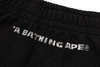 Picture No.5 of BAPE HEAVY WASH HAND DRAW FOOTBALL LOGO RELAXED FIT SWEAT SHORTS 1M30-153-308
