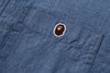 Picture No.6 of BAPE ONE POINT CHAMBRAY SHIRT 1M20-131-001