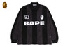 Picture No.6 of BAPE STA STRIPE PATTERN JACQUARD MULTI LOGO RELAXED FIT LS TEE 1M30-111-311