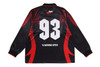 Picture No.2 of BAPE APE FLAME MONOGRAM JACQUARD LOGO RELAXED FIT FOOTBALL JERSEY 1M30-111-310
