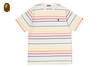 Picture No.1 of BAPE GRADIENT RAINBOW STRIPE ONE POINT TEE 1M30-109-308