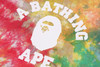 Picture No.3 of BAPE TIE DYE COLLEGE RELAXED FIT TEE 1M30-109-004