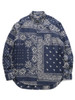 Picture No.2 of KAPITAL Gauze Rat Brand Bandana Patchwork Pattern Raglan Shirt K2504LS148EK-1869LS