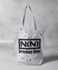 Picture No.2 of NUMBER (N)INE HAND PAINTED N(N) number nine CANVAS TOTE BAG / Hand-painted N(N) number nine Logo canvas tote bag S26NA002P