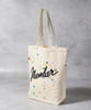 Picture No.4 of NUMBER (N)INE HAND PAINTED Number⑨ CANVAS TOTE BAG / Hand-painted Number⑨ Logo canvas tote bag S26NA001P