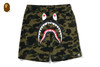 Picture No.1 of BAPE 1ST CAMO SHARK SWEAT SHORTS 1M30-153-005