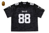 Picture No.8 of BAPE SOLID CAMO MULTI LOGO RELAXED FIT FOOTBALL JERSEY TEE 1M30-109-312