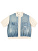 Picture No.2 of KAPITAL Knit x 8Oz Denim Coverall Polo K2504KN174EK-1889KN
