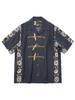 Picture No.2 of KAPITAL Silk Rayon Toggle-maile Print Short-sleeved Open-collar Shirt K2604SS090