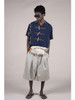 Picture No.10 of KAPITAL Silk Rayon Toggle-maile Print Short-sleeved Open-collar Shirt K2604SS090