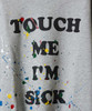 Picture No.13 of NUMBER (N)INE HAND PAINTED TOUCH ME I'M SICK PRINTED CLASSIC CREWNECK SWEATSHIRT / Hand-painted Touch Me I'm Sick Logo Print classic crewneck sweatshirt F25NC009P