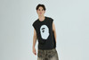 Picture No.2 of BAPE HEAVY WASH APE HEAD CROPPED FIT TANK TOP 1M30-108-303