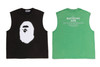 Picture No.13 of BAPE HEAVY WASH APE HEAD CROPPED FIT TANK TOP 1M30-108-303
