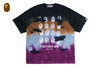 Picture No.1 of BAPE COLOR CAMO TIE DYE DESTROYED MULTI LOGO RELAXED FIT TEE 1M30-109-321