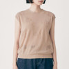 Picture No.1 of minä perhonen Flower Shadow French Sleeve Knit Pullover ADS8982