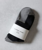 Picture No.8 of NUMBER (N)INE 100% Fine Cotton 2-Pack Plain Two-Tone Quarter Socks S26GNA005