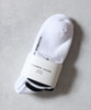 Picture No.3 of NUMBER (N)INE 100% Fine Cotton 2-Pack Plain Quarter Line Socks S26GNA006