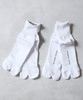 Picture No.4 of NUMBER (N)INE 100% Fine Cotton Plain 2-Pack Quarter Tabi Socks / Fine Cotton 100% Plain 2-Pack Short Tabi Socks S26GNA007
