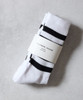 Picture No.3 of NUMBER (N)INE 100% Fine Cotton 2-Pack Plain Rib Line Socks S26GNA009
