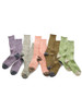 Picture No.1 of KAPITAL 96-Ply Linen Jacquard Socks With a Kuba Pattern K2604XS535
