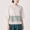 Picture No.1 of minä perhonen floraleaf Gathered Blouse ADS1382S