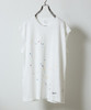 Picture No.2 of NUMBER (N)INE HAND PAINTED BASIC HEM PRINTED SLEEVELESS SHIRT / Hand-painted basic One-point Logo Print sleeveless Crew Neck shirt S25GNC003P