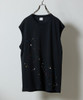 Picture No.15 of NUMBER (N)INE HAND PAINTED BASIC HEM PRINTED SLEEVELESS SHIRT / Hand-painted basic One-point Logo Print sleeveless Crew Neck shirt S25GNC003P