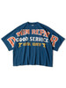 Picture No.3 of KAPITAL 18.5/-T-shirt HUGE-T (DENIM REPAIRpt) EK-1602SCEK-1602SCA