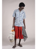 Picture No.10 of KAPITAL French Cross Linen Discharge Print Key West Pattern Short-Sleeve Open-Collar Shirt K2603SS039
