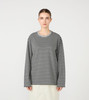 Picture No.9 of nanamica nanamica COOLMAX Stripe Jersey L/S Tee S25SH119 9015