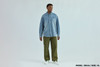 Picture No.4 of BAPE ONE POINT LINE CAMO JACQUARD DENIM LS SHIRT 1M80-131-302