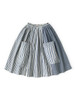 Picture No.2 of KAPITAL Hickory Patchwork Harvest Balloon Skirt K2605SK174