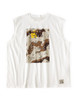 Picture No.2 of KAPITAL 20/- Jersey Sleeveless Big T-Shirt (PECKISH Chocolate Chip Camo Print) K2605SC206