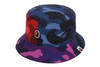 Picture No.2 of BAPE COLOR CAMO CRAZY PATTERN BUCKET HAT 1M80-181-003