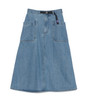 Picture No.1 of THE NORTH FACE PURPLE LABEL THE NORTH FACE Purple Label Denim Field Skirt N25FE070 8943