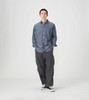 Picture No.3 of THE NORTH FACE PURPLE LABEL THE NORTH FACE Purple Label Regular Collar Chambray Field Shirt N25FG061 8929