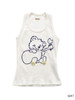 Picture No.3 of KAPITAL 60/2 Bear Voice Tank Top (Little Bear & Harmony Print) K2606SC219