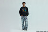Picture No.3 of BAPE HEAVY WASHED MULTI MILO LOGO RELAXED FIT CREWNECK SWEATSHIRT 1M80-113-305