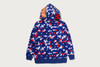 Picture No.7 of BAPE STA STRIKE CAMO SHARK RELAXED FIT FULL ZIP HOODIE 1M80-115-305