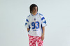 Picture No.3 of BAPE SOLID CAMO JACQUARD MESH CROPPED FIT FOOTBALL JESEY 1M80-109-309