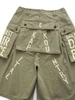 Picture No.9 of KAPITAL Herringbone Jumbo Monkey Shorts (Factory Repair Print & Embroidery) K2606SP225