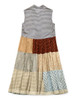 Picture No.4 of KAPITAL Patchwork Stand Collar Aloha Dress K2604OP098