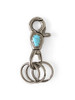Picture No.2 of KAPITAL Brass Silver Turquoise Keyring K2609XG516