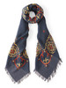 Picture No.12 of KAPITAL Linen-rayon Fringed Stole (Habanaja) EK-1592XMAEK-1592XMB