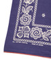 Picture No.10 of KAPITAL fastcolor Selvedge Bandana (Escargot Flower) 20X20 K2604BA522